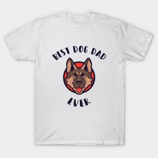 Best Dog Dad Ever T-shirt T-Shirt